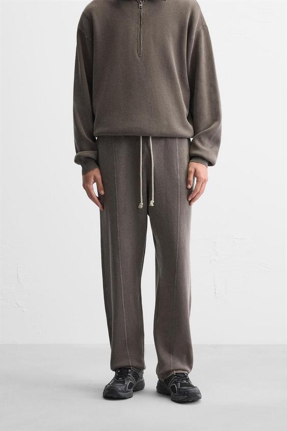 Washed Sweatsuit - Brown